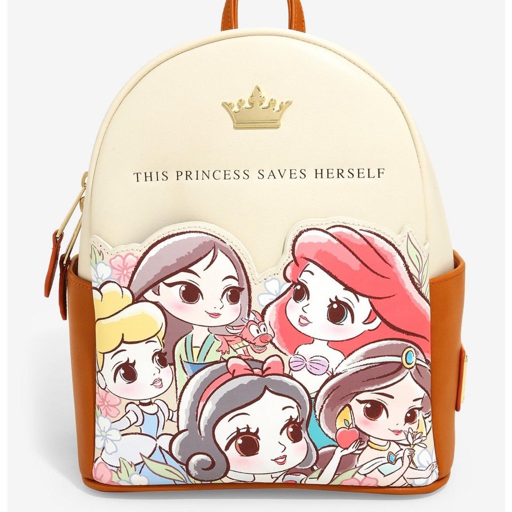 Loungefly original princess chibi backpack
